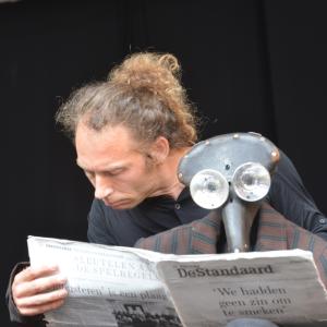 Festival insifon | Meneer Fiets - Fietswolven Figurentheater